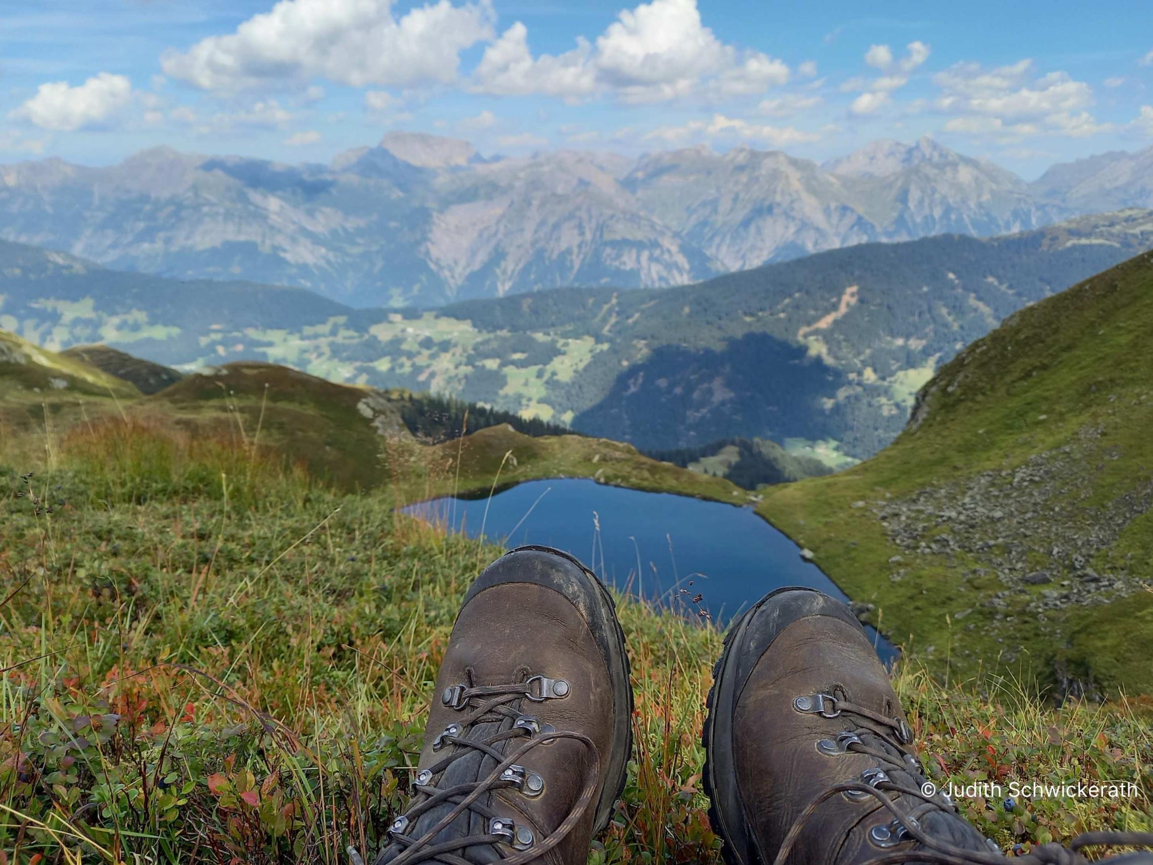 Weitblick in die Bergwelt