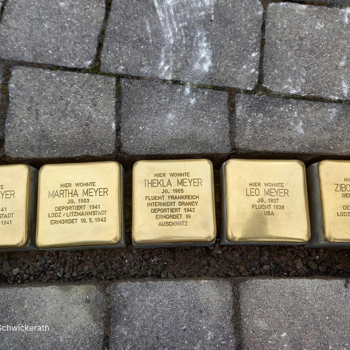 Stolpersteine für Familie Meyer in Fell