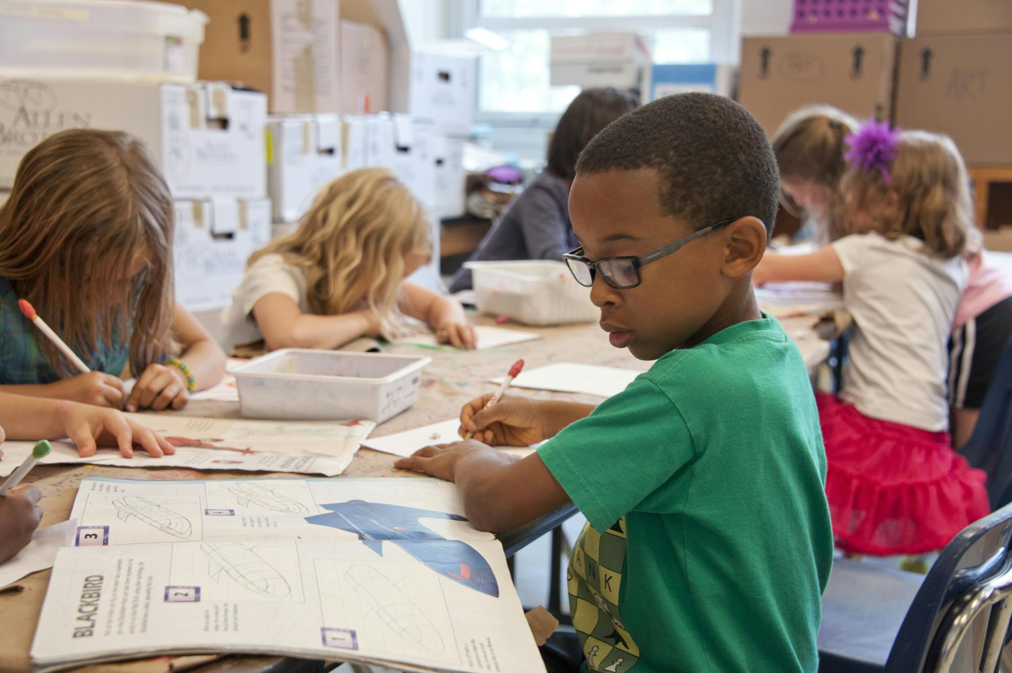 Kinder in der Grundschule