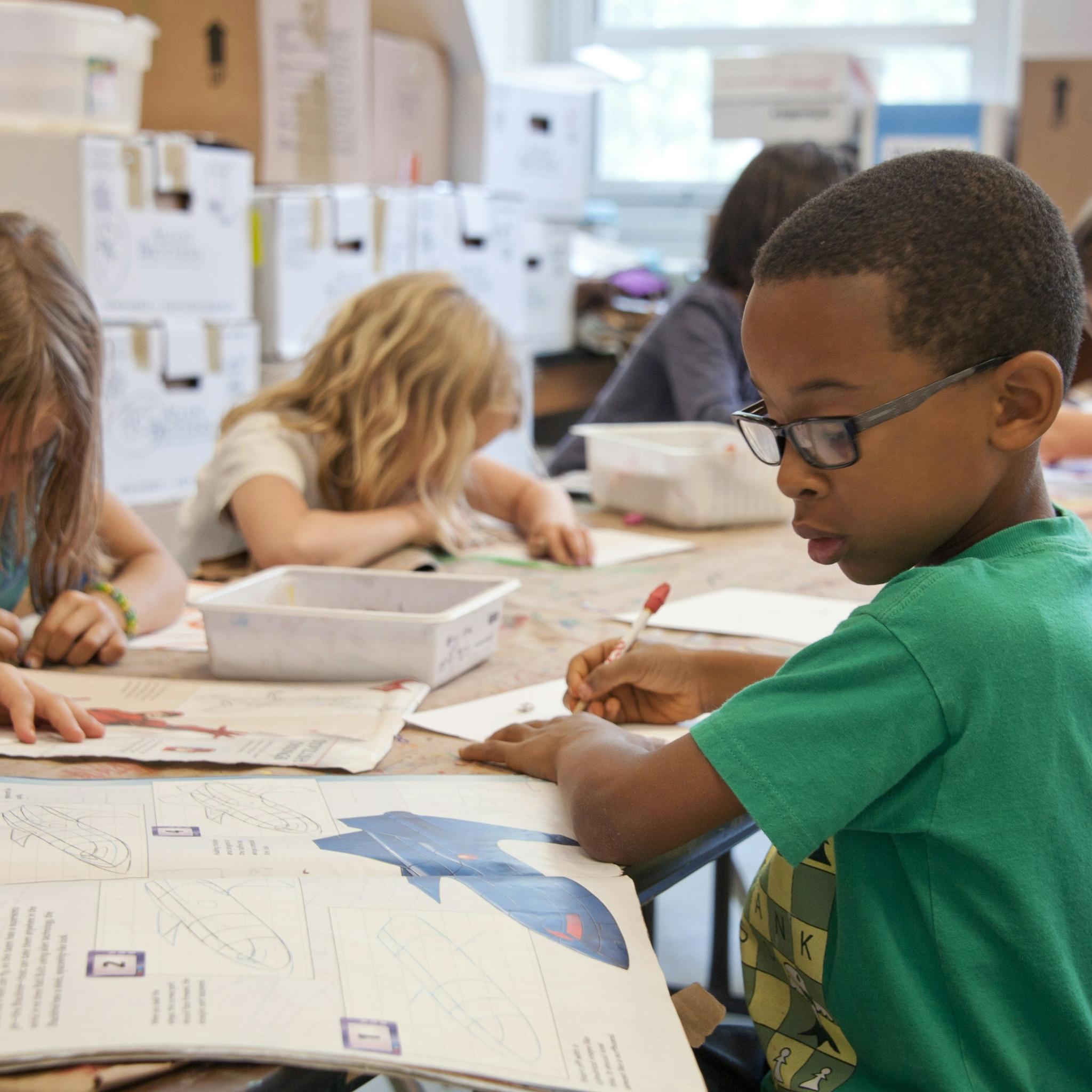 Kinder in der Grundschule